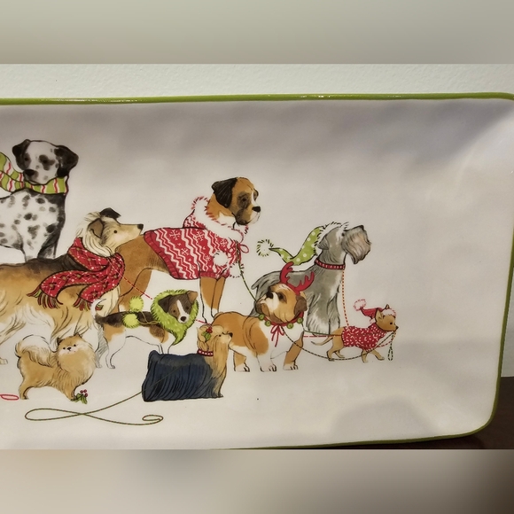 14" PIER 1 Christmas Serving Platter - Picture 3 of 5